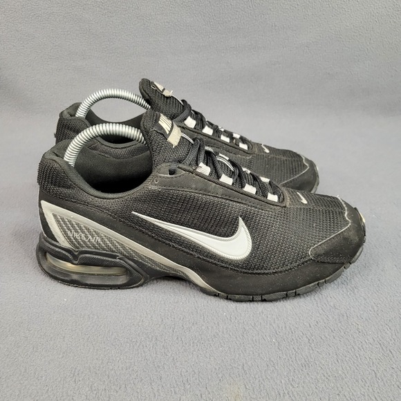 Nike Air Max Torch 3 Men's Size 8 Sneakers 319116-011 Black Silver Athletic‎ Run - Picture 1 of 11